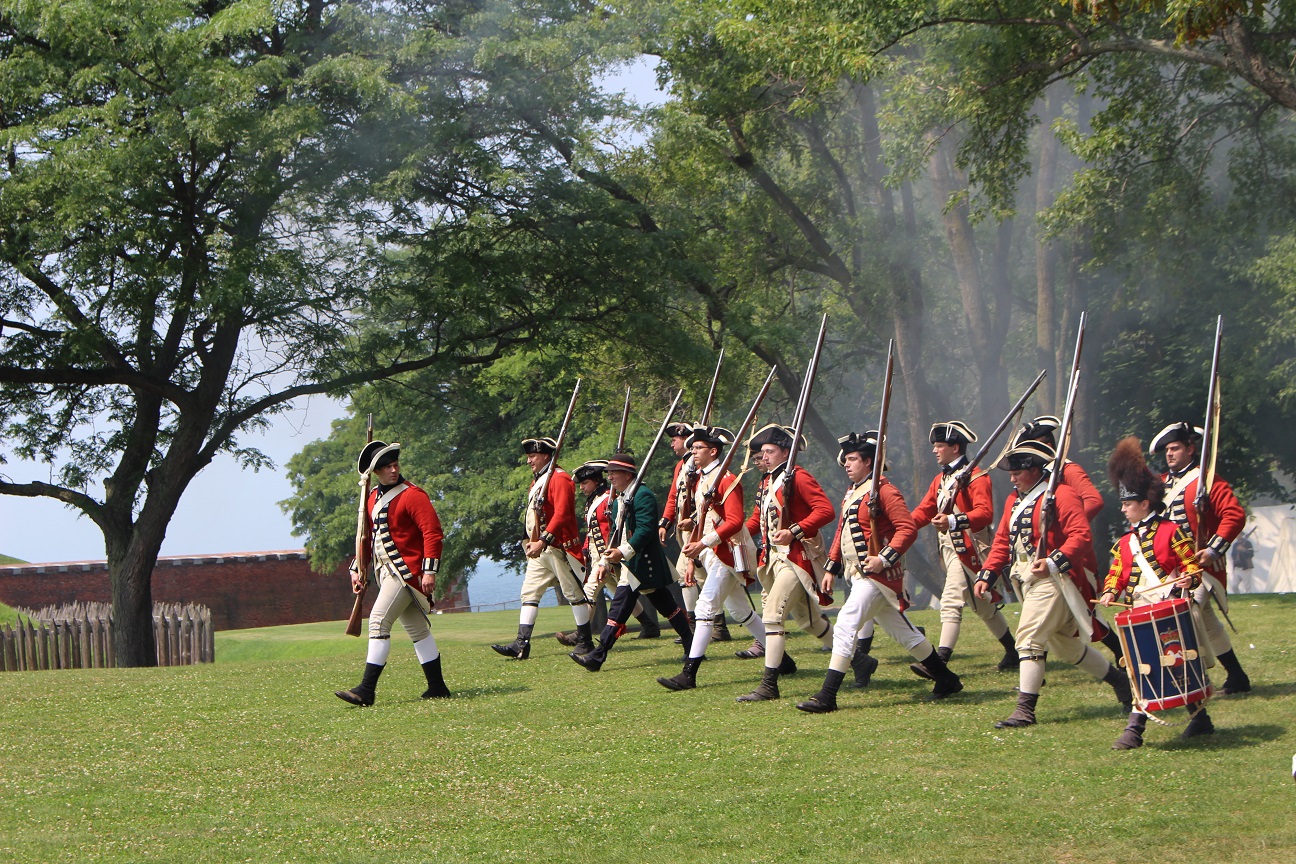 The British will clash with the colonial rebels at Soldiers of the Revolution, Aug. 18 and 19, at Old Fort Niagara. Battle demonstrations happen at 2 p.m. both days.
